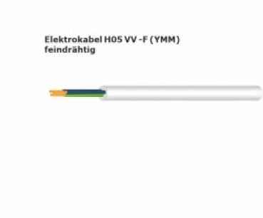 Energieleitung YM-J (A05VV-U) 3x1,5, Bund 100 m