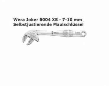 Wera Joker 6004 XS selbstjustierender Maulschlüssel 7-10 mm
