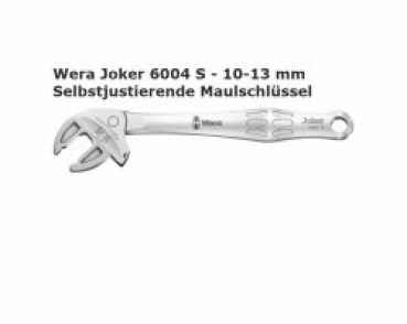 Wera Joker 6004 S selbstjustierender Maulschlüssel 10-13 mm