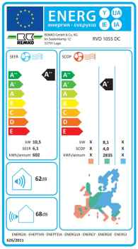 REMKO RVD 1055 DC Deckenkassette-Set - 10,6 kW