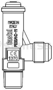 Castel Sicherheitsventil 3060/34C 28 bar