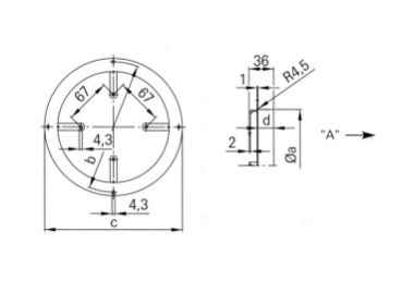 EBM Wandring D=200mm drückend (A) 52552-2-4037