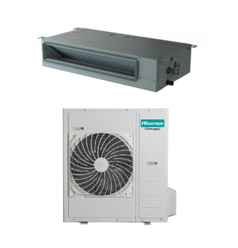 HISENSE Kanalgeräte - Set AUD140UX4RHH5 + AUW140U6RP4 - 14.4 kW