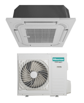 HISENSE Kassettengerät - Set AUC105UR4RGB4 + AUW105U4RA4 - 10,5 kW