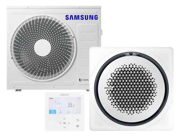 SAMSUNG BAC Deckenkassette Set Kühlen 7.1 kW | Heizen 8.0 kW AC071RN4PK KB eckig