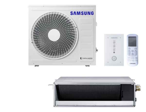 SAMSUNG BAC Kanaleinbaugerät Set Kühlen 7.1 kW | Heizen 8.0 kW AC071RNMDK IR