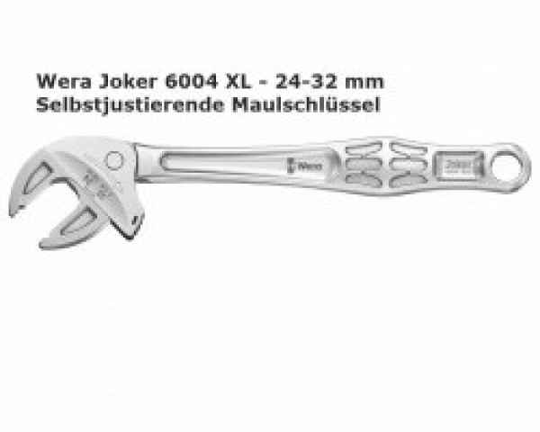 Wera Joker 6004 XXL selbstjustierender Maulschlüssel 24-32 mm