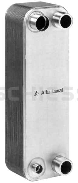 Alfa Laval Plattenwärmetauscher CB60-30H/Anschl.2xR1" 2x28 mm, 2xR1" H