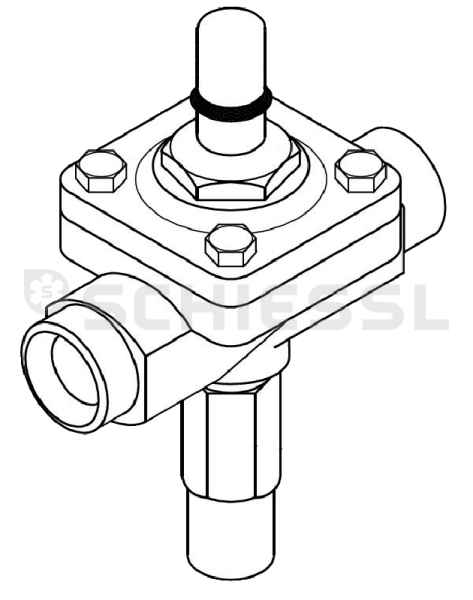 Danfoss Magnetventil o.Spule EVRS20 NW 1" Schweiß 032F5437