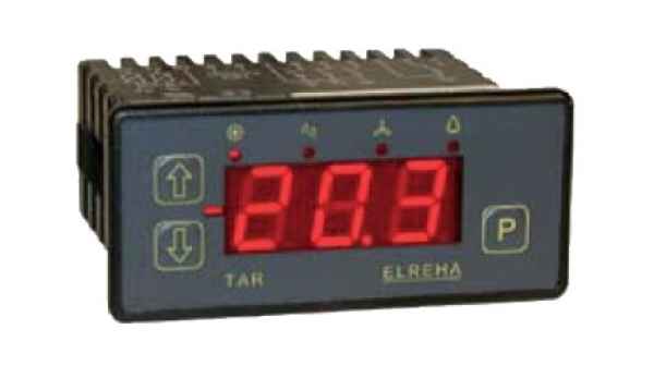 Elreha Kühlstellenregler TARN 1370-2 P2 230V Türeinbau inkl.Fühl