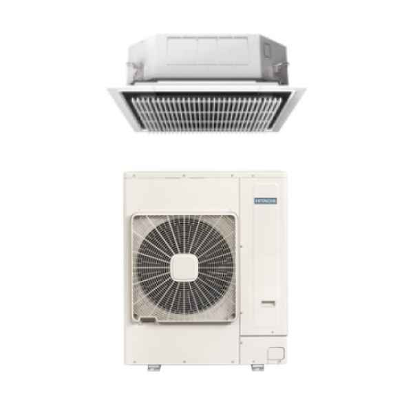 HITACHI SystemFree Utopia Prime 4-Wege Kassettengerät RCI-5.0FSR + RAS-5HVRC2E Deckengerät-Set - 12,5 kW